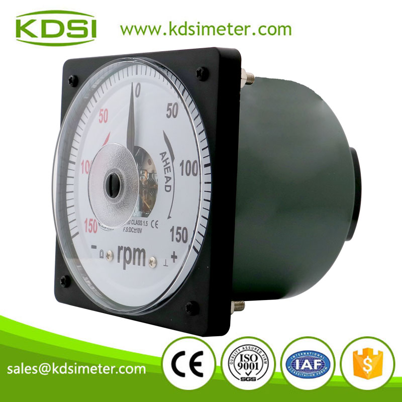 Factory direct sales LS-110 DC+-10V +-150rpm analog panel rpm meter for marine
