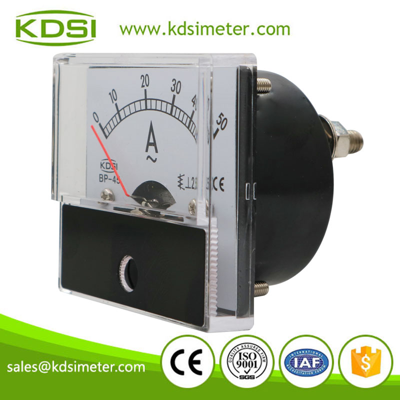 China Supplier BP-45 AC50A direct analog ac amp panel meter