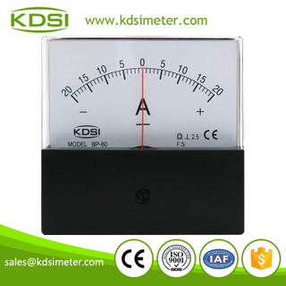 High Quality Professional BP-80 DC+-20A Black Cover DC Analog Amp Current Panel Meter