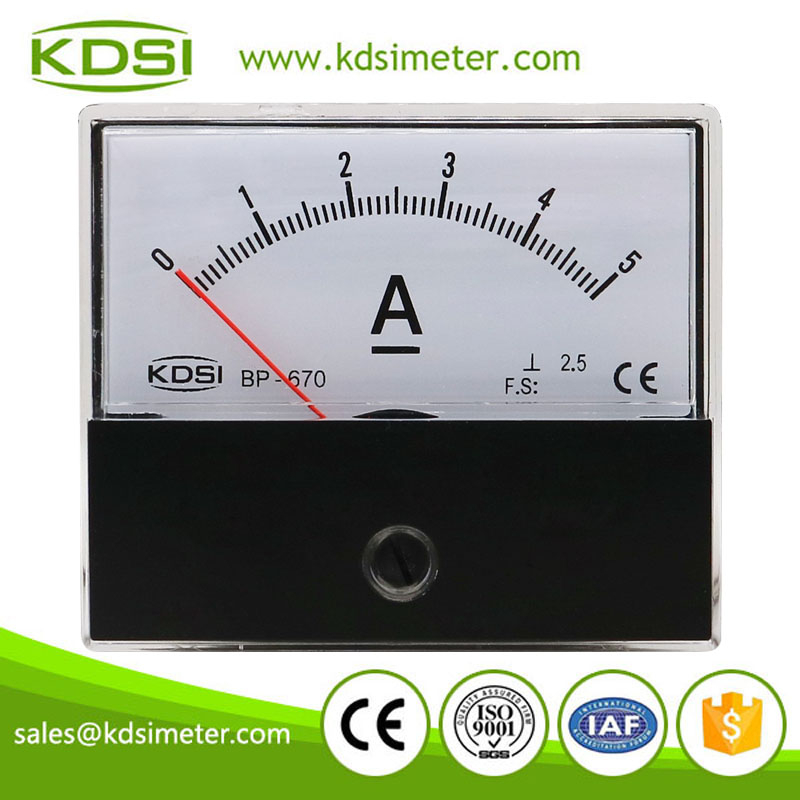 CE certificate BP-670 DC5A analog current meter