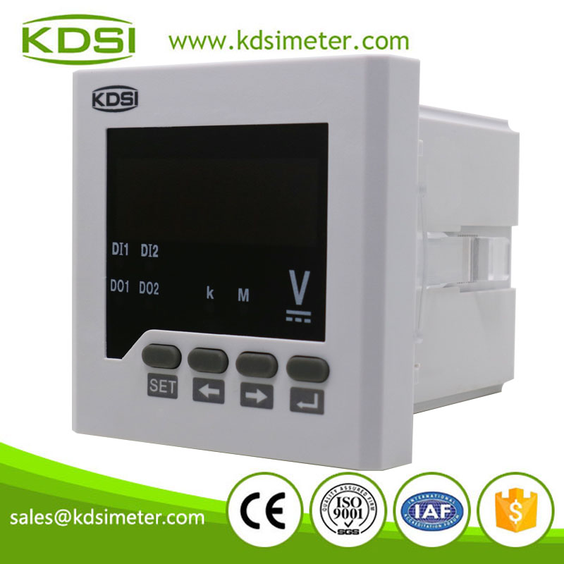 Portable precise BE-80DV digital dc voltmeter voltmeter & ammeter led display