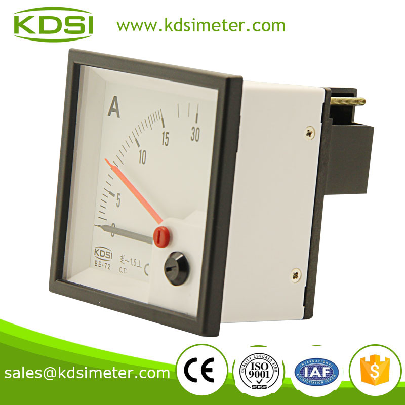Portable precise BE-72 AC15A double pointers panel current meter
