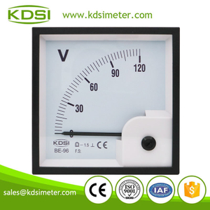 Factory direct sales BE-96 DC120V analog dc panel mount voltmeter