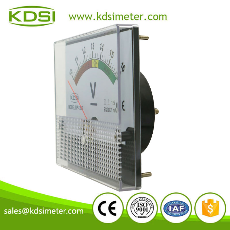 High quality professional BP-120S DC1mA 10-16V analog dc solar panel charger meter