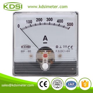 High quality professional BP-60N DC1-6V 500A analog panel dc volt ampere meter