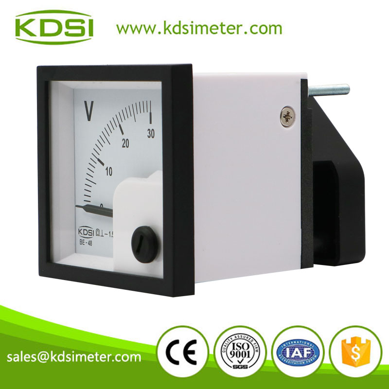 Factory direct sales BE-48 DC30V analog dc panel mount voltmeter