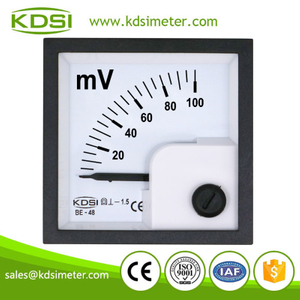 Hot Selling Good Quality BE-48 DC100mV analog dc panel voltage meter