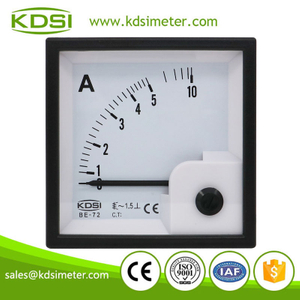 KDSI electronic apparatus BE-72 AC5A ac analog amp current panel meter