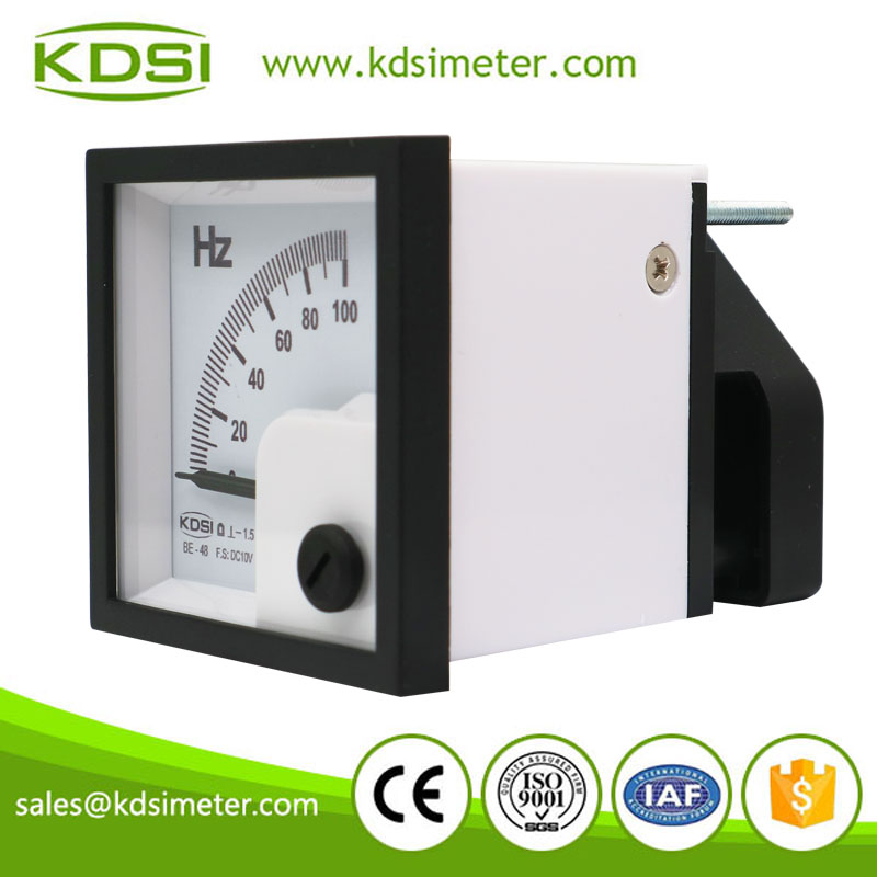 Hot Selling Good Quality BE-48 DC10V 100Hz analog dc voltage Hz panel meter