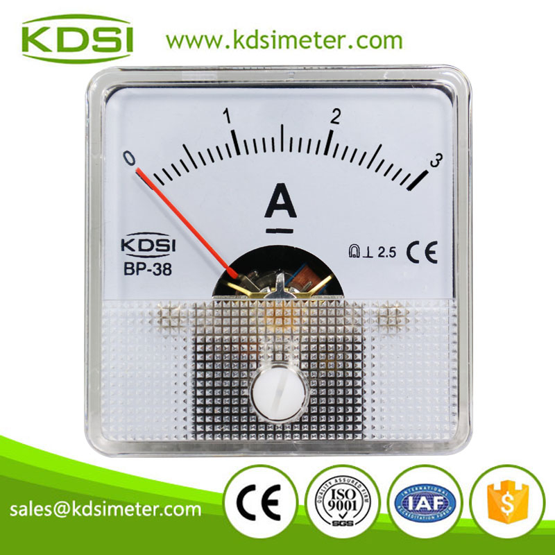 China Supplier BP-38 DC3A panel analog dc ammeter