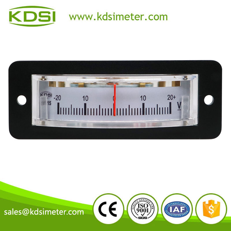 China Supplier BP-15 DC+-20V dc analog panel thin edgewise voltage meter