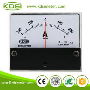Durable In Use BP-100S DC+-60mV +-200A DC Panel Analog Ampere Meter
