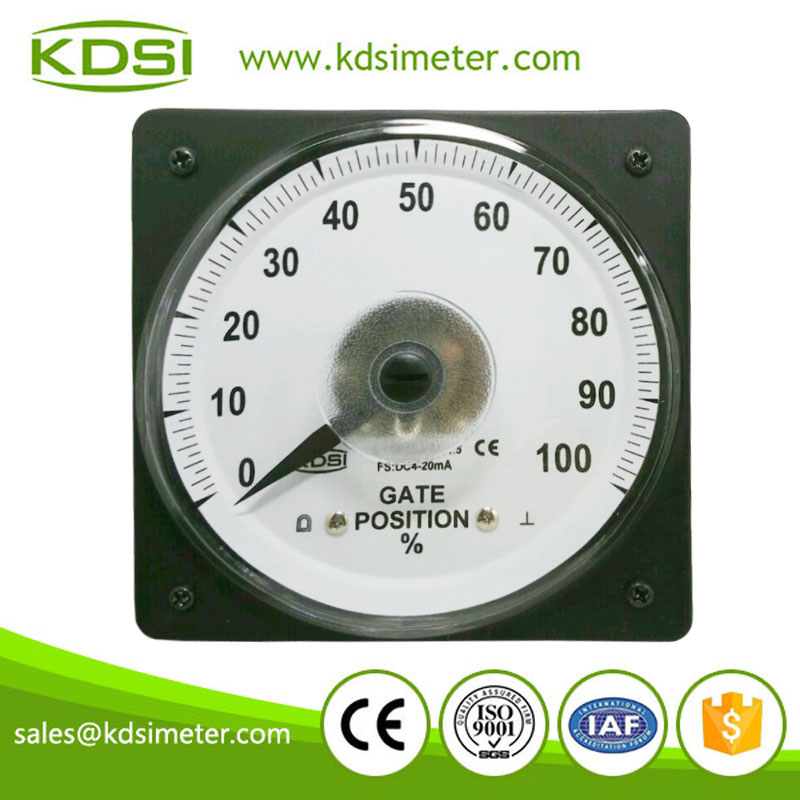 Factory direct sales marine meter LS-110 110*110 DC4-20mA 100% analog gate position meter