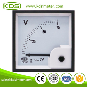 High quality professional BE-96 AC75V rectifier analog ac panel mount voltmeter