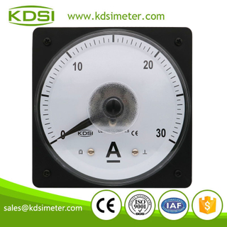 High quality LS-110 DC30A wide angle dc panel analog ampere meter