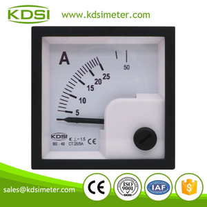 KDSI electronic apparatus BE-48 AC25/5A mini analog ac panel ampere indicator