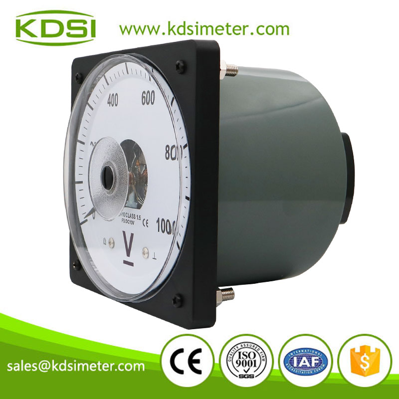 Hot sales marine meter LS-110 DC10V 1000V wide angle analog dc panel mount voltmeter