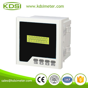 Safe to operate BE-96DY RS485 Power A.V.HZ KWH Auto LCD Display Single Phase digital Multifunction Meter 