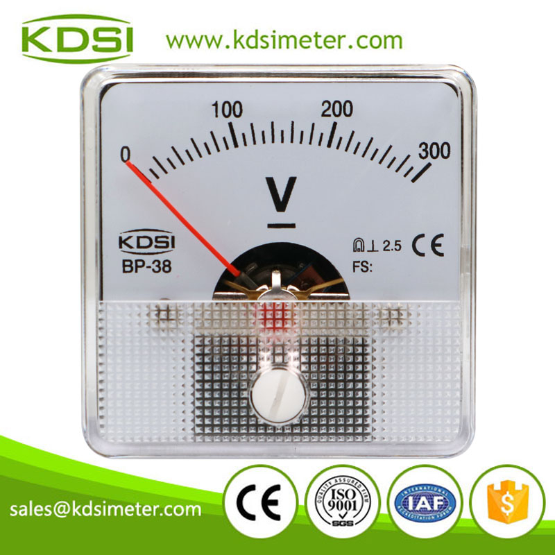 20 Years Manufacturing Experience BP-38 DC300V dc analog panel voltmeter