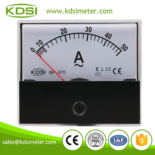 High Reliable BP-670 AC50A Analog AC Ammeter Galvanometer Meter