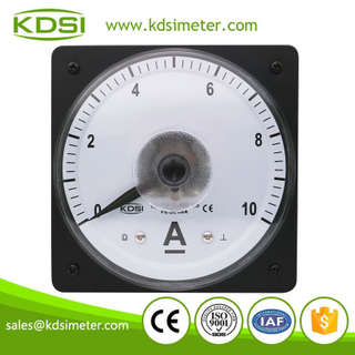 Durable in use LS-110 DC1mA 10A wide angle dc analog panel mount ammeter