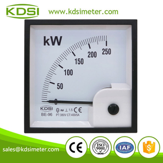 Hot Selling Good Quality BE-96 3P3W 250kW 380V 400/5A analog watt kw panel power meter