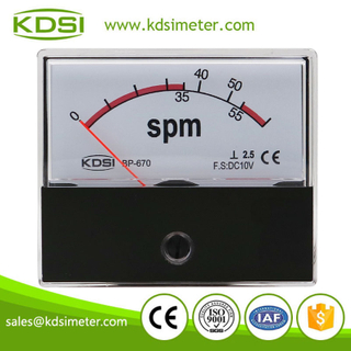 Easy installation BP-670 DC10V 65SPM analog dc voltage strokes per minute meter