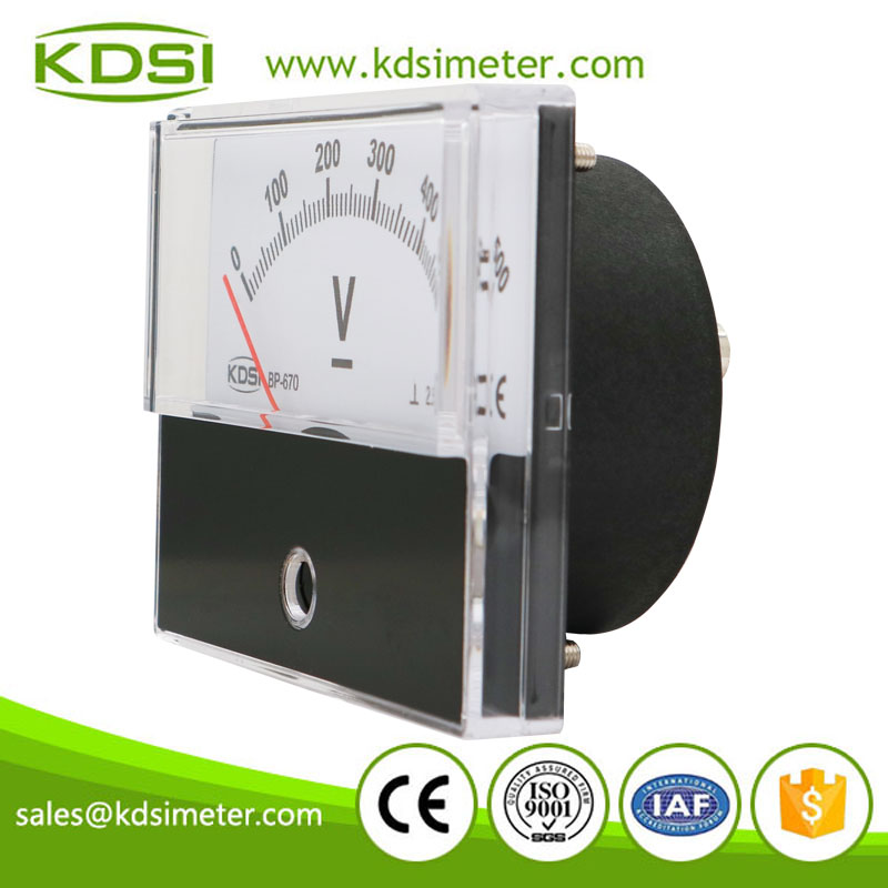 Portable precise BP-670 DC500V analog dc panel voltage meter