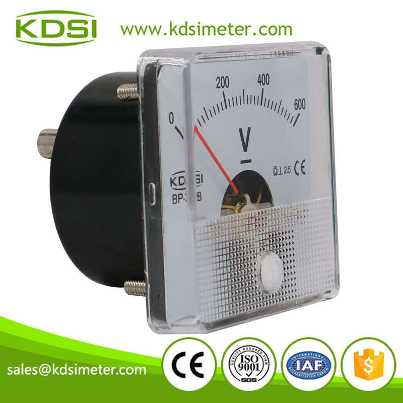China Supplier BP-38 DC600V analog dc panel mount voltmeter