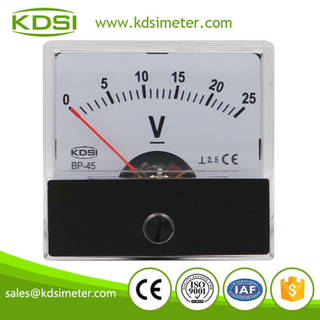 Portable precise BP-45 DC25V analog dc panel voltage meter