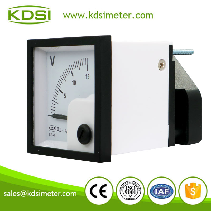 CE Certificate BE-48 DC15V Analog DC Panel Mini Volt Meter