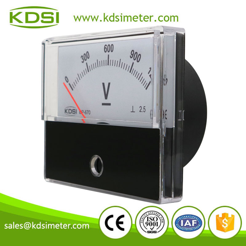 High quality professional BP-670 DC150V direct analog dc panel mount voltmeter