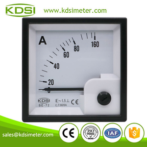 KDSI electronic apparatus BE-72 AC80/5A analog ac panel current meter