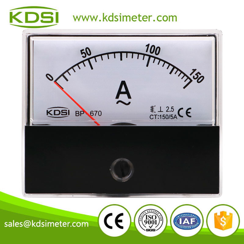 China Supplier BP670 AC150/5A analog ac panel ammeters Buy ammeters
