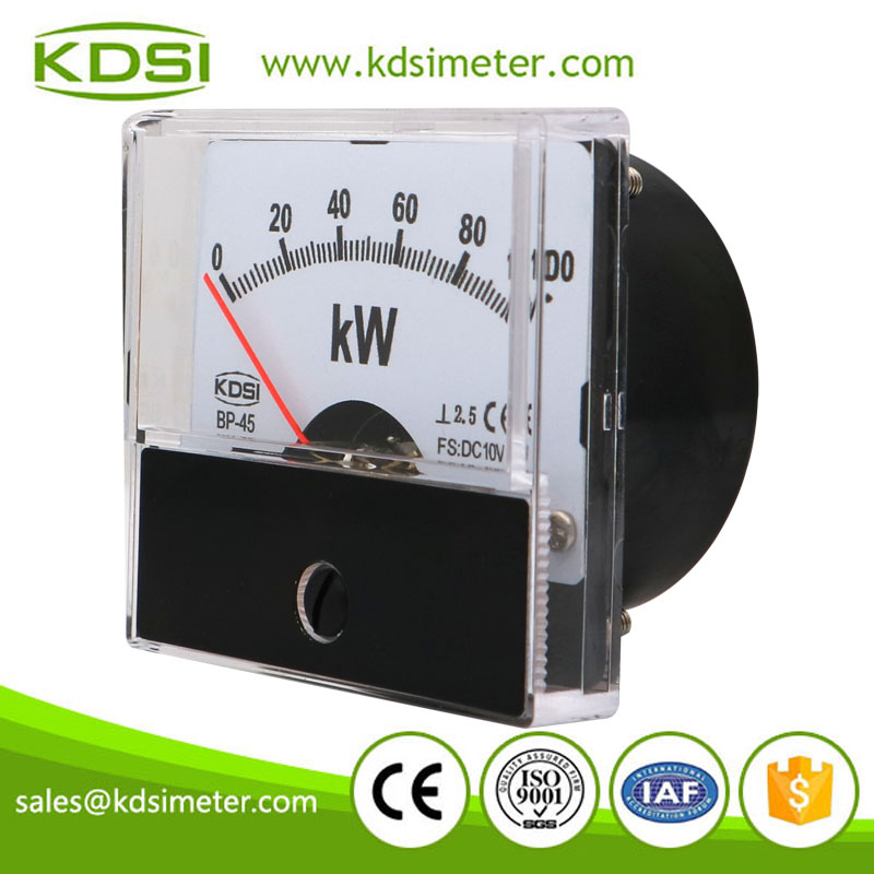 Hot sales BP-45 DC10V 100kW analog dc voltage kw panel meter