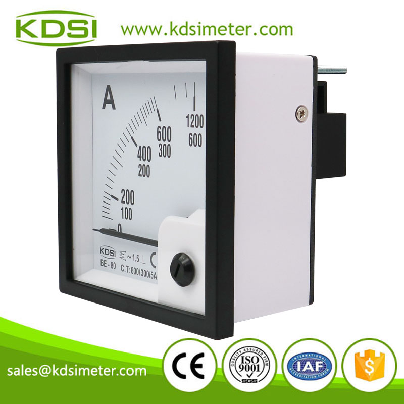 High quality BE-80 AC600/300/5A ac amp panel analog galvanometer