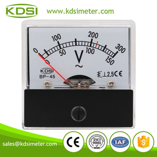 Factory direct sales BP-45 AC300V mini ac analog panel mount voltmeter
