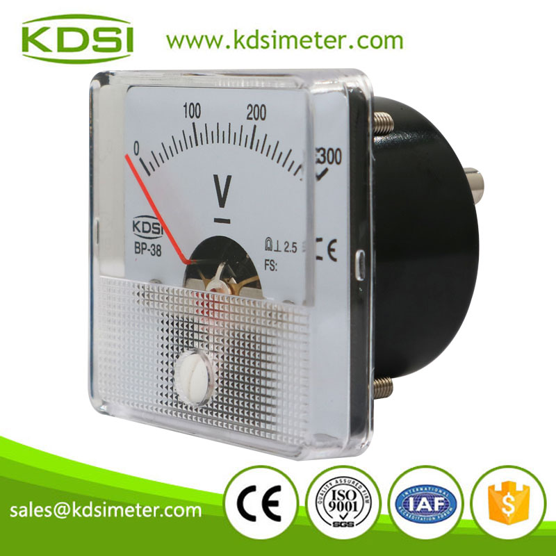 20 Years Manufacturing Experience BP-38 DC300V dc analog panel voltmeter