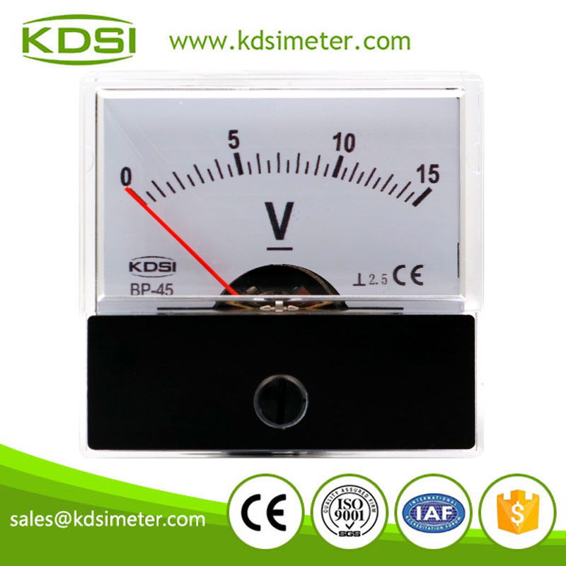 Hot sales BP45 DC15V panel analog super mini dc voltmeter Buy