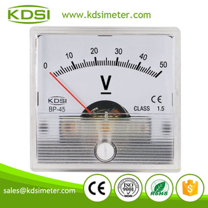 KDSI Electronic Apparatus BP-45 DC50V Analog Panel DC Super-mini Voltmeter