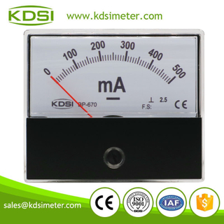 High quality professional BP-670 DC500mA panel analog dc milliammeter