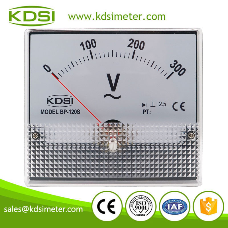 CE certificate BP-120S AC300V rectifier analog ac panel voltmeter