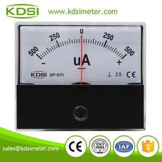 Factory direct sales BP-670 DC+-500uA analog dc panel mount ammeter
