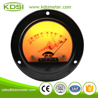 New Hot Sale Smart BO-65 DC1mA analog golden backlighting panel VU meter 