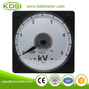 Factory direct sales LS-110 DC10V 5kV wide angle panel analog dc panel mount voltmeter