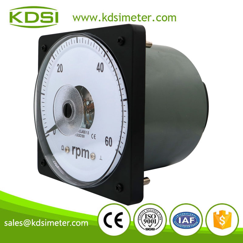 Portable precise LS-110 DC10V 60rpm analog panel dc rpm speed meter