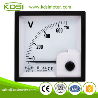 New Hot Sale Smart BE-72 DC4-20mA 700V analog dc amp panel voltage meter