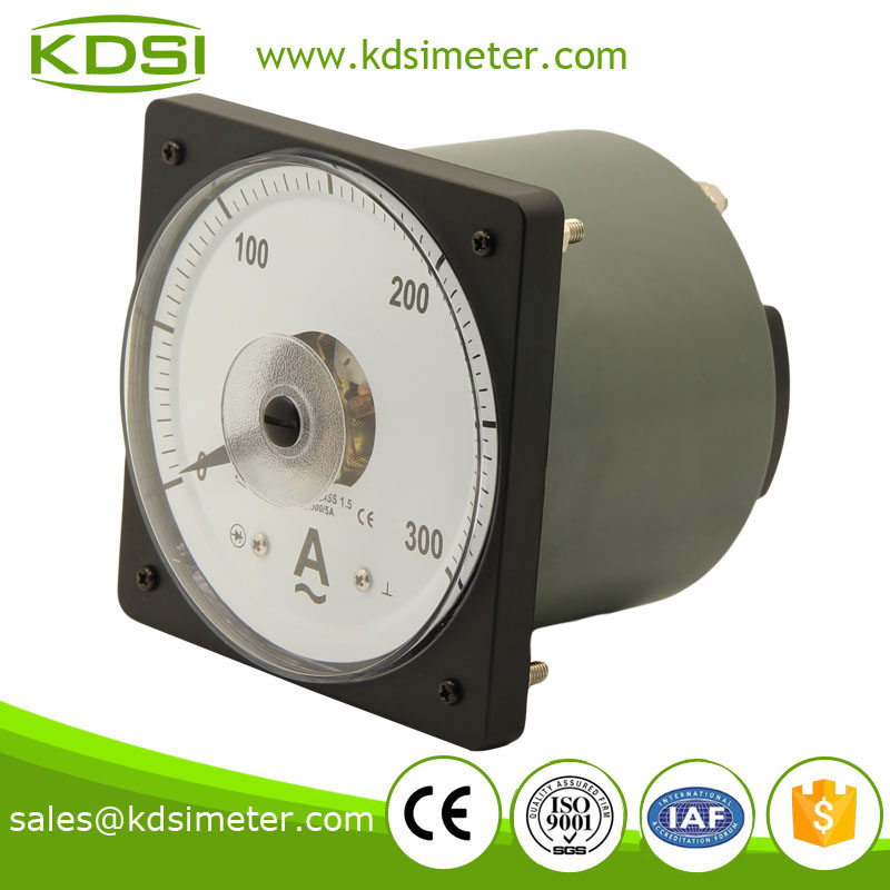Hot Selling Good Quality LS-110 AC300/5A wide angle ac analog panel ammeter with output