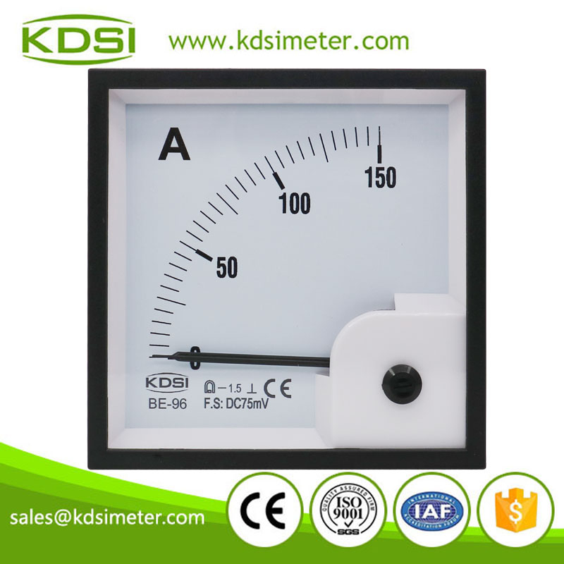 CE certificate BE-96 DC75mV 150A dc analog panel ammeter voltmeter Converters