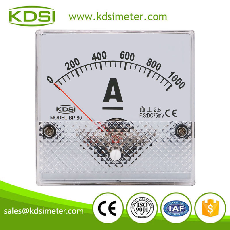 20 Years Professional Manufacturer BP80 DC75mV 1000A analog panel dc
